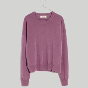 Madewell (Re)sponsible Cashmere Relaxed Sweater in Hthr Thistle